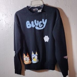 Black ,Bluey Sweatshirt,SizeS/P, for Women